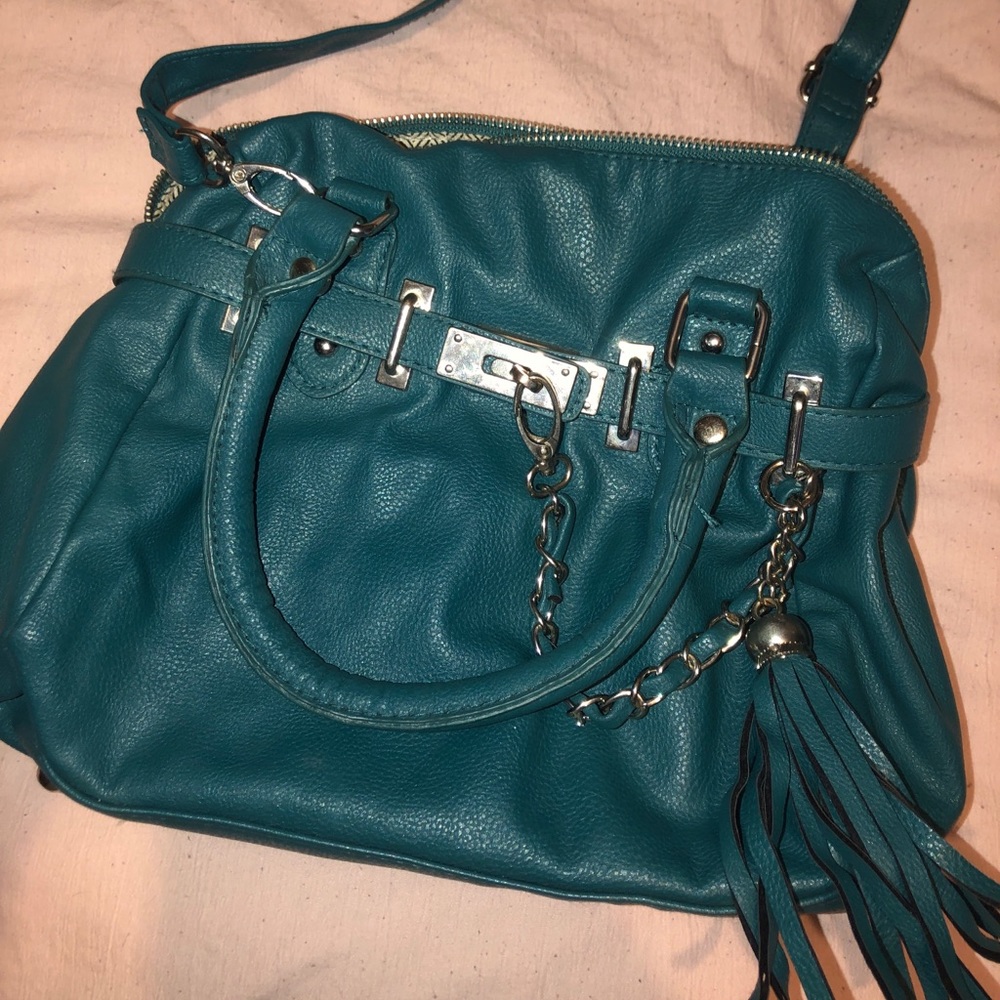 Steve Madden teal crossbody bag
